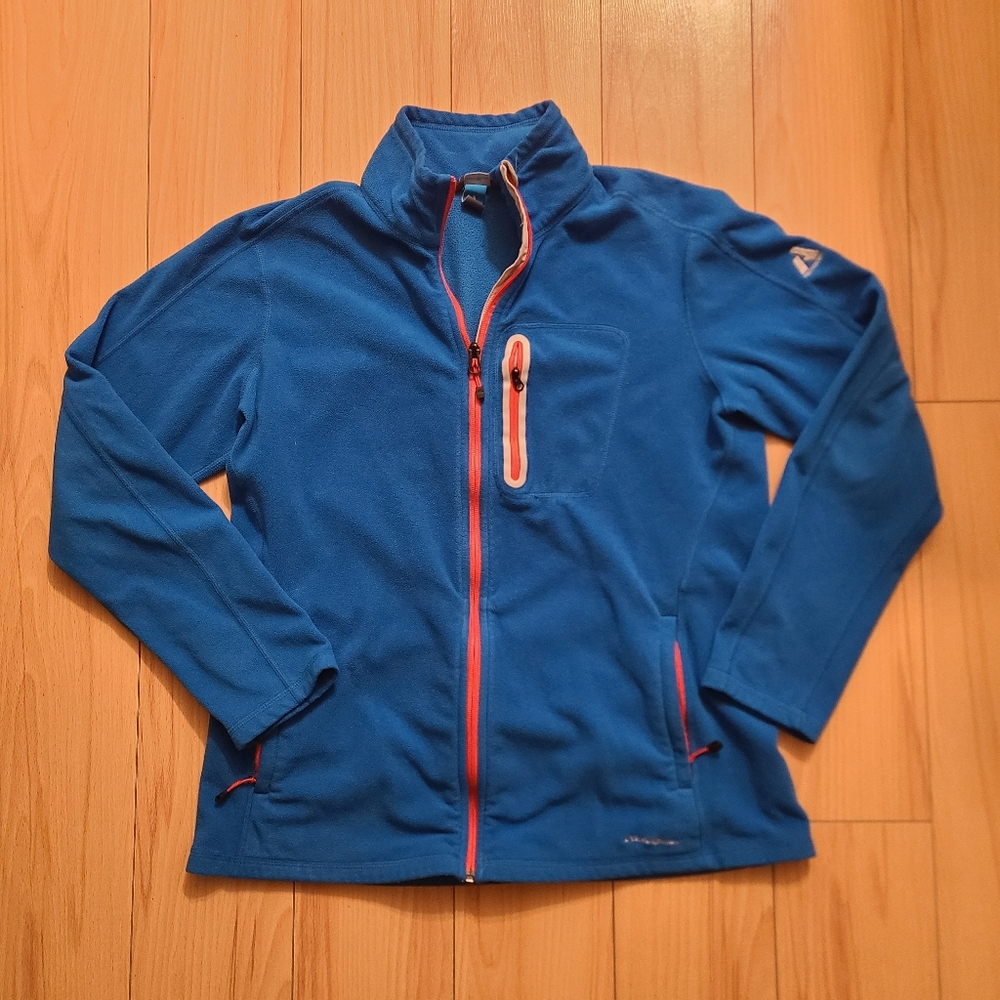 Eddie Bauer First Ascent Fleece Full zip sweater blue - Women's size XL